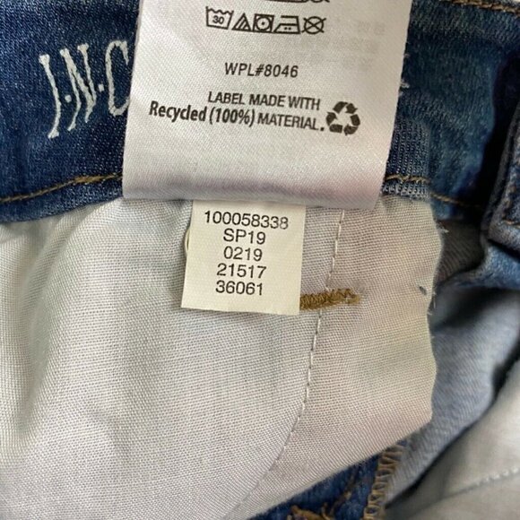 INC Womens Straight Leg Jeans Blue Regular Fit 0 - Picture 7 of 7